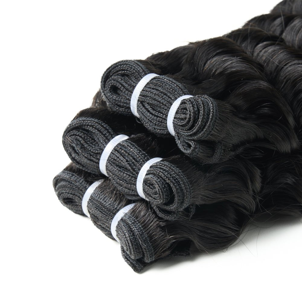 NEWMISS Deep Wave Bundles 15A Grade Burmese Virgin Raw Human Hair Extensions - newmiss hair